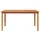 vidaXL Garten-Esstisch 150x90x75 cm Massivholz Teak
