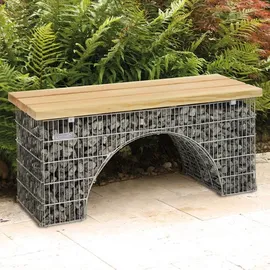 Bellissa Sitzbank Bogengabione 125 x 45 x 54 cm