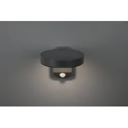 TRIO R22251142 LED Solar-Gartenwandleuchte Posadas 1x4,5W | 3000K | IP44 - mit Bewegungssensor