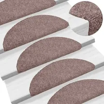 vidaXL Stufenmatte 56 x 17 cm Braun