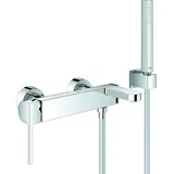 Grohe Plus Einhand-Wannenbatterie mit Brausegarnitur chrom