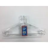 Trendline Kleiderbügel mit Steg Kunststoff transparent 5 Stück