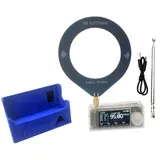 Dieses Tragbare Vollband-taschenradio Ist Mit Dem Mini-radio Si4732 Kompatibel Und Verfügt Über Einen 3d-ständer. Es Unterstützt Die Frequenzbänder Lsb, Usb, Am, Fm, Hf, Sw, Mw Und Vhf Und Hat Ein Tra