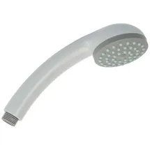 tecuro Handbrause ew-easy mit Brauseregen - 65 mm mit Antikalkdüsen, Kunststoff weiß