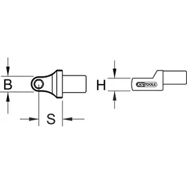 KS Tools 9x12 mm Einsteck-Bithalter