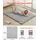 Vevor japanische Futon-Matratze (2032 x 1524 x 63,5 mm), faltbare Tatami (Queen Size), Bodenmatratze mit Aufbewahrungstasche & Befestigungsmaterial, 9-lagige Schlafmatte für Meditation Yoga, Grau