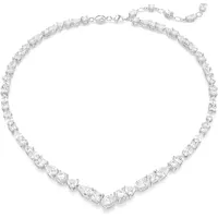 Swarovski Mesmera Halskette, Rhodinierte Damenhalskette mit Strahlenden Swarovski Kristallen