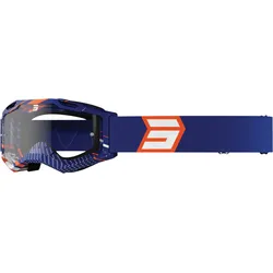 Shot Assault 2.0 Drop Motocross Brille, blau-orange für Männer