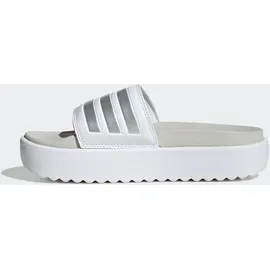 adidas Platform adilette Cloud White / Zero Metalic / Grey One 44 1/2