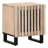 VidaXL Nachttisch 40x34x46 cm Gebleichtes Massivholz Mango