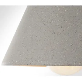 Paco Home CLOUCH 1-flg. E27 21,5 cm rund grau Beton