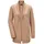 GOLDNER Strickjacke Kurzgröße Langarm Cardigan Beige 25