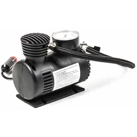 Dunlop Auto Druckluftkompressor 12V-Anschluss, 250 PSI/ 17 bar, inkl. 3 Adaptern, Autokompressor, Kompressor, Mini Kompressor