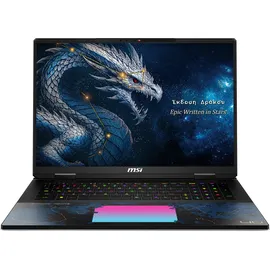 MSI Titan 18 HX Dragon Edition Intel Core Ultra 9 290HX Plus96 GB RAM 4 TB SSD RTX 5090 Win11 Home