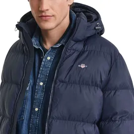 GANT »ACTIVE CLOUD MID Length Puffermantel, regular fit, abnehmabre Kapuze, 2-Wege-Reißverschluss