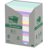 Post-it Post-it® Recycling Notes Haftnotizen farbsortiert, 16 Blöcke