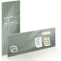 Karat Glas Memoboard Wood Design in Holzoptik und Hochglanz