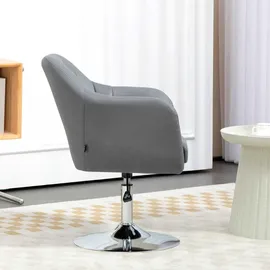 Homcom Drehstuhl Polyester Grau