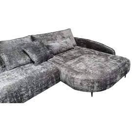 Sofa.de Ecksofa mit Schlaffunktion Palermo ¦ grau ¦ Maße (cm): B: 95 H: 285 T: 200