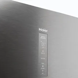 Haier HTW5618DNMG 3D 60 Serie 5 Kühl-Gefrierkombination (360 l, 1850 mm hoch, Inox)