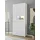 INOSIGN Vitrine »Chester, Hochschrank mit Stauraum, Glasvitrine, Anrichte, Weiß matt B/H/T: ca. 85x198x35 cm breit