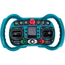FM-SOLAR Ferngesteuerter Motor-Rasenmäher CW-500 Plus Blau Böschungsmäher mit Schneepflug