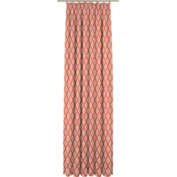 Vorhang ADAM "Maroccan Shiraz Light" Gr. 4, orange, B:145cm H:245cm, Jacquard, Baumwolle (Bio-Baumwolle), Gardinen