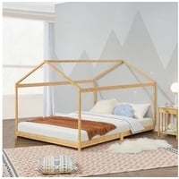 [en.casa]® Kinderbett Vindafjord 120x200cm Bambus