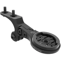 Syncros IC Aero IM Fahrradcomputerhalterung - Halterung für Garmin/GoPro - schwarz - Größe S