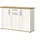 xonox.home Verona 137 x 92 x 39 cm Silber / Weiß