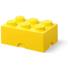 LEGO Aufbewahrungsbox LEGO Storage Brick 6 8,5 l 6-tlg. gelb