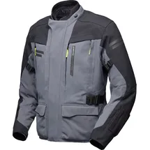Modeka Paneo LT Textiljacke, wasserdicht - Grau/Schwarz XL