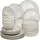 Tectake Tafelservice 24-tlg. beige