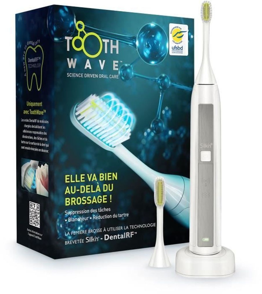 Silk'n ToothWave Hochfrequenz-Zahnbürste - 4 Intensitätsstufen - Autonomie 3 Wochen
