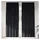 vidaXL Verdunkelungsvorhänge 2 pcs Schwarz 140 x 225 cm Samt