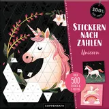 Coppenrath Verlag Stickern nach Zahlen Unicorn