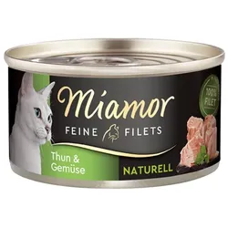 MIAMOR Feine Filets Naturell Tuna&Vegetables 80g
