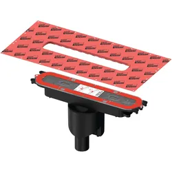 TECE Ablauf drainprofile DN 50, Ablauf senkrecht