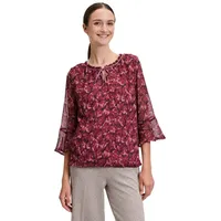 Cartoon Casual-Bluse mit Muster Camel/Rosé,40 | 40