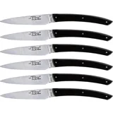 Laguiole Jean Dubost Messerset 6-tlg. Schwarz