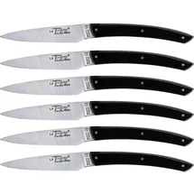 Laguiole Jean Dubost Messerset 6-tlg. Schwarz