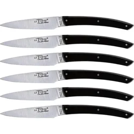 Laguiole Jean Dubost Messerset 6-tlg. Schwarz