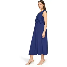 Betty Barclay Midikleid V-Ausschnitt Blau 36