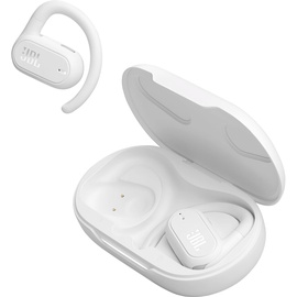 JBL Soundgear Sense – Kabellose Bluetooth-Open-Ear-Kopfhörer – Spritzwassergeschützt und komfortabel – In Weiß