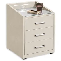 ed exciting design Nachtschrank Moon 47 x 46 x 61 cm Beige