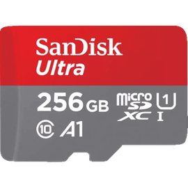 SanDisk Ultra microSD + SD-Adapter UHS-I 150 MB/s 256 GB