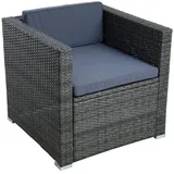 Estexo Loungesessel anthrazit/grau