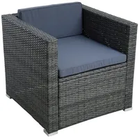 Estexo Loungesessel anthrazit/grau