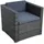Estexo Loungesessel anthrazit/grau