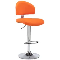 VidaXL Barhocker Orange Kunstleder